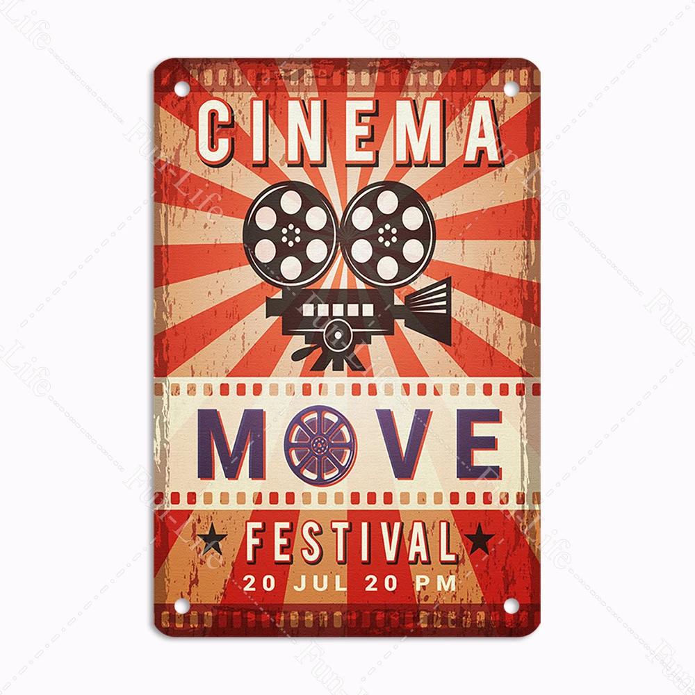 Feature Movie Vintage Posters Show Metal Tin Sign Retro Plaque Cinema Decor Hobby Bedroom Wall Decoration x cm