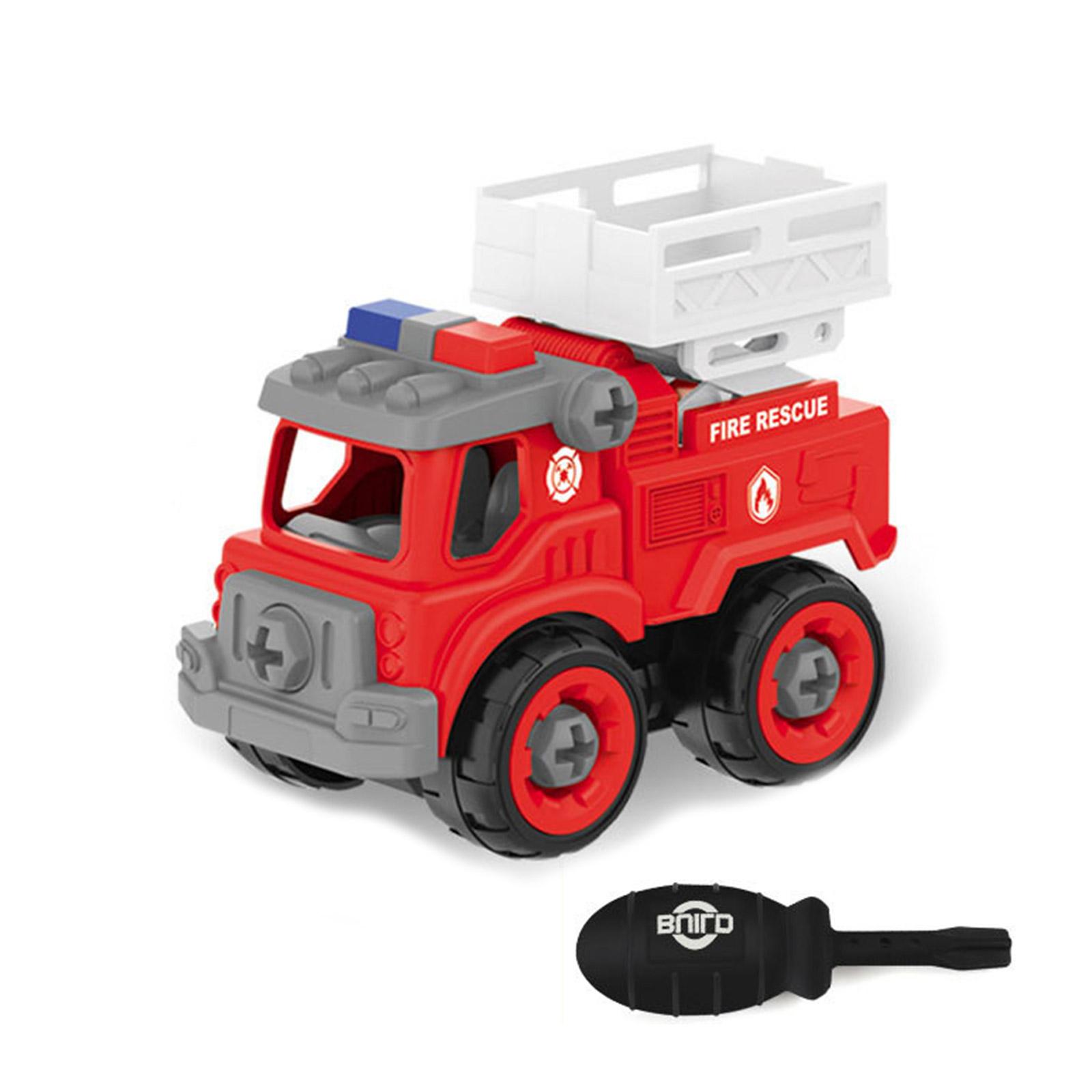 

Разобрать игрушечную машинку, игрушечный автомобиль, сделай сам, винтовой грузовик, пожарный/военный грузовик, простая сборка, модельные комплекты, детская развивающая игрушка 3