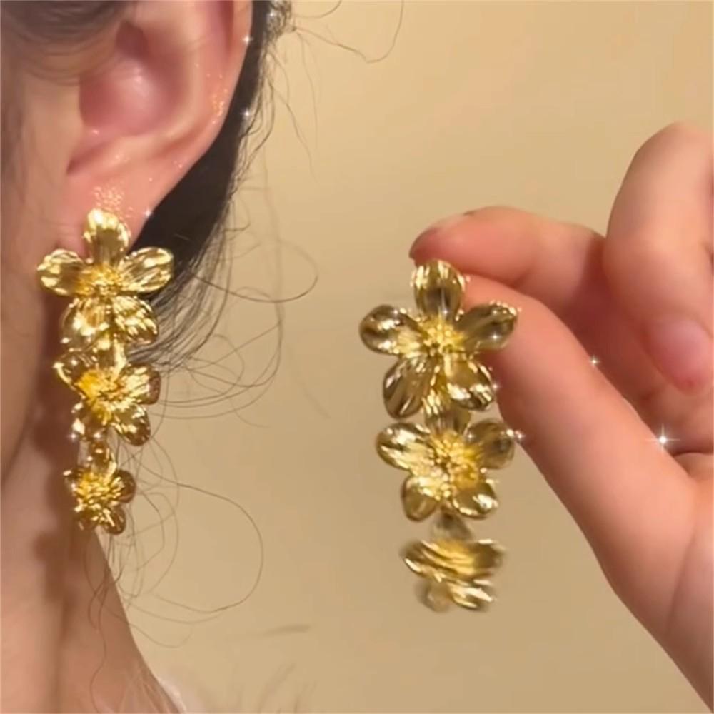 Retro Floral Tassel Earrings - High-End Luxury Fashion for Women