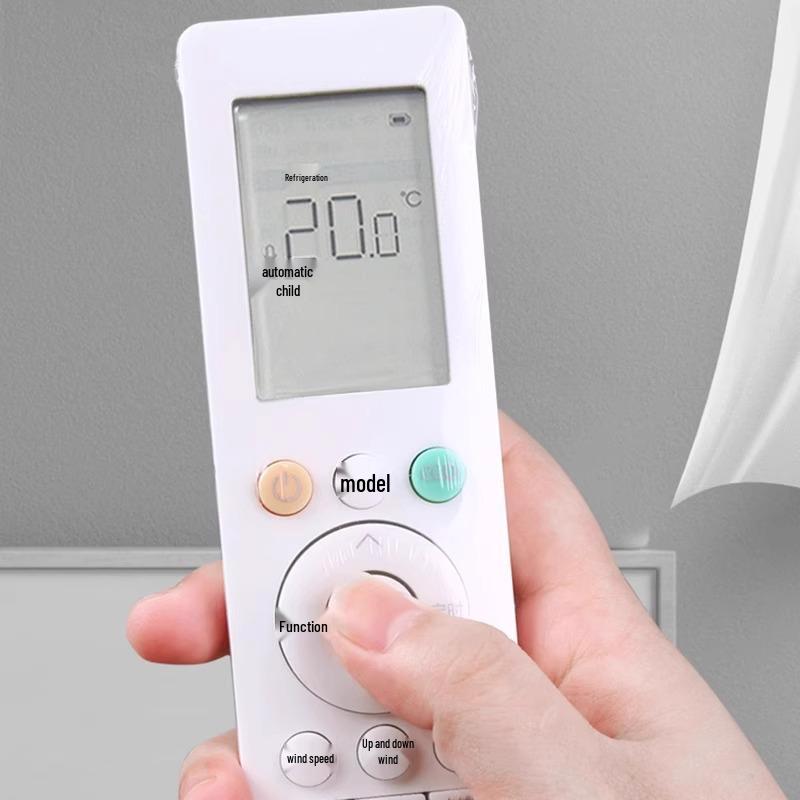 Universal Remote Control Dust Cover - Heat Shrink Protective Film for TV and Air Conditioner Panels