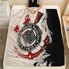 Sport Club Corinthians Paulista, Muster Flanelldecke, Hohe Qualität, Bequem für alle Jahreszeiten, Heimdekoration, Wärme und Komfort, Perfekt für Geschenke.