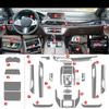 For BMW 7 Series 750 2017- Car Interior Sticker Center Console Gear TPU Transparent Film