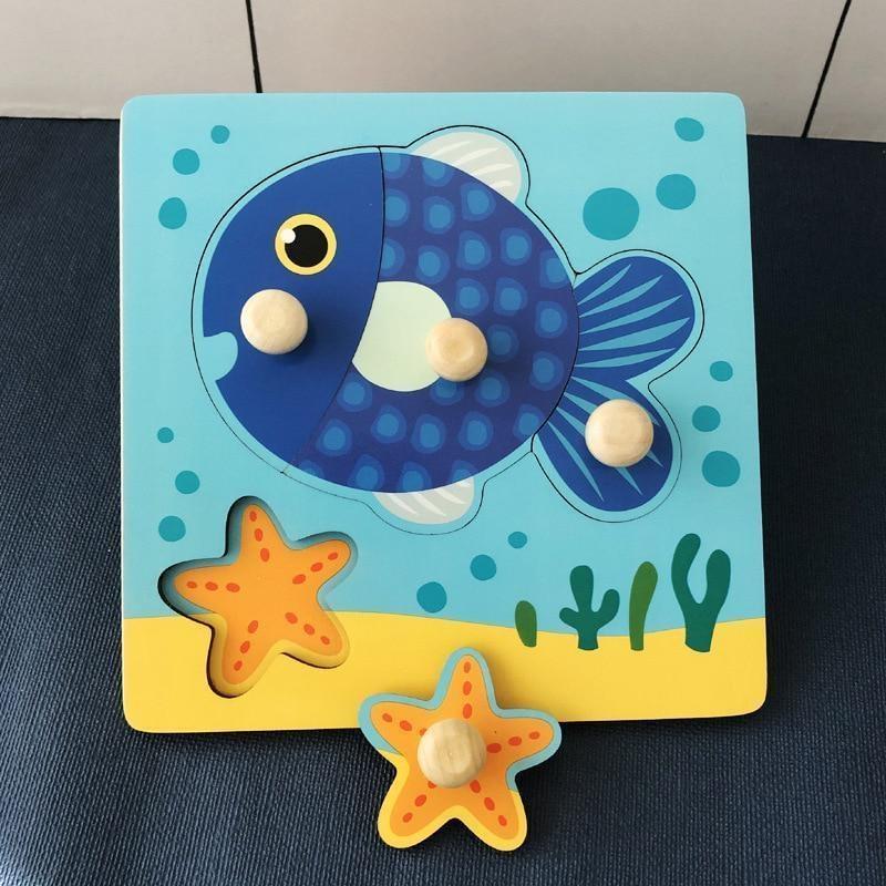 Puzzles Montessori Toys Baby Puzzles Wooden Puzzles for Children Baby Games Montessori Educational Toys Baby Toys for Kids 1 2 3 Years