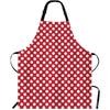 MaJiang Tiles Chef Apron 27 X 31 Inch Bamboos Dots Characters from 1 To 9 and Honors Mahjong Non-Pilling Bib Apron for BBQ Grilling Gardening with