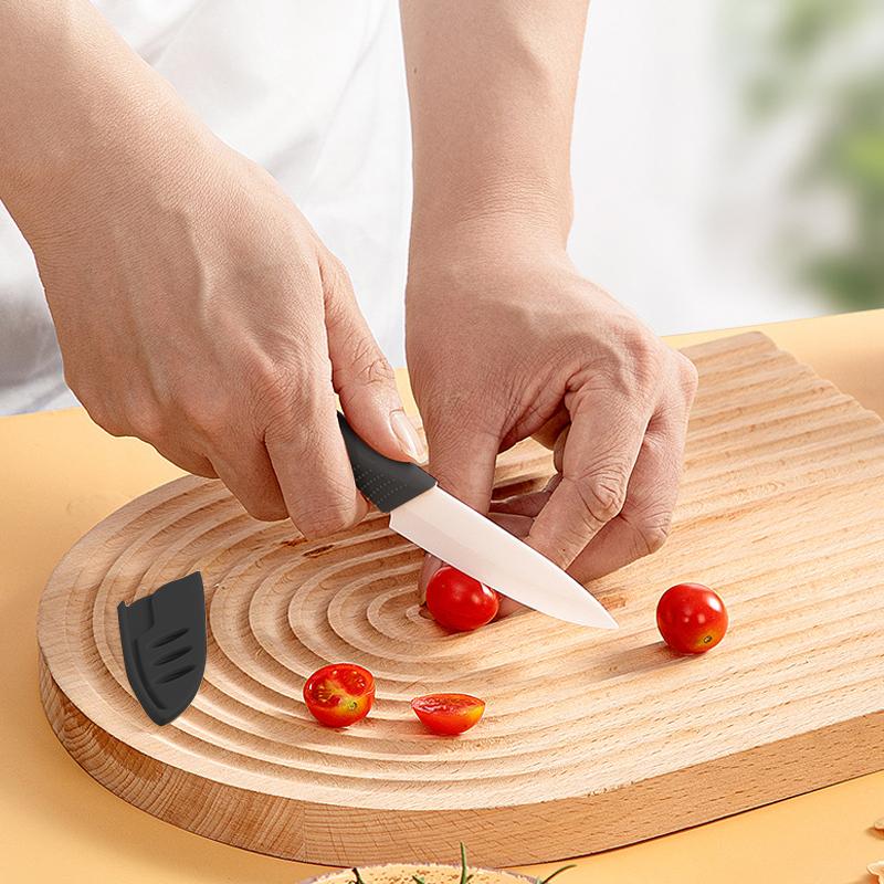 3/4/5 Inch Ceramic Knife Can Resist Oxidation Without Rust Fruit Knife Cover Portable Baby And Toddler Food Preparation Knivse