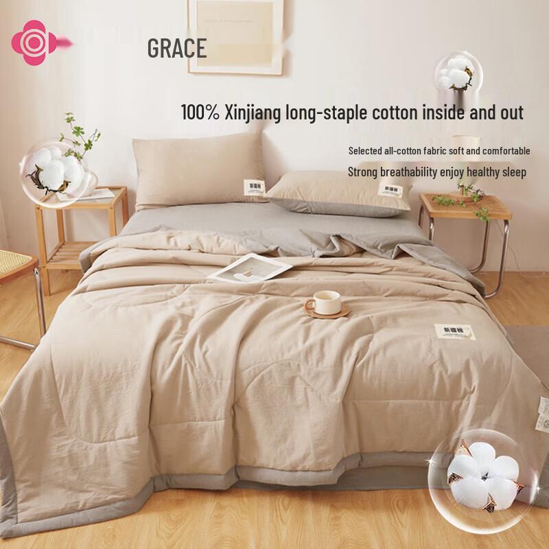 Jieliya 100% Cotton Summer Quilt