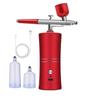 Portable Rechargeable Airbrush for Nail Art, Model Coloring, Spray Paint, and Hydration - Mini Spray Gun.