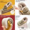 Fashion Rimocy 2025 Winter Warm Home Slippers Women Plush Waterproof Cotton Foot Slipper Female Indoor Outdoor Flat Couple Shoes Woman