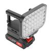 LED Work Light Battery Powered Handheld Flashlight with Dual USB Ports Cordless Lamp for Outdoor Camping Fishing