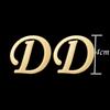 Atoztide Personalized Customized Big Letter Name Earring Stud Stainless Steel For Women Girl Fashion Ear Studs Jewelry Gift