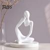 Talos Thinker Statue, Modern Abstract Art Sculpture, 3D Printed Collectible Figurine for Home Office Bookshelf Desktop Decor