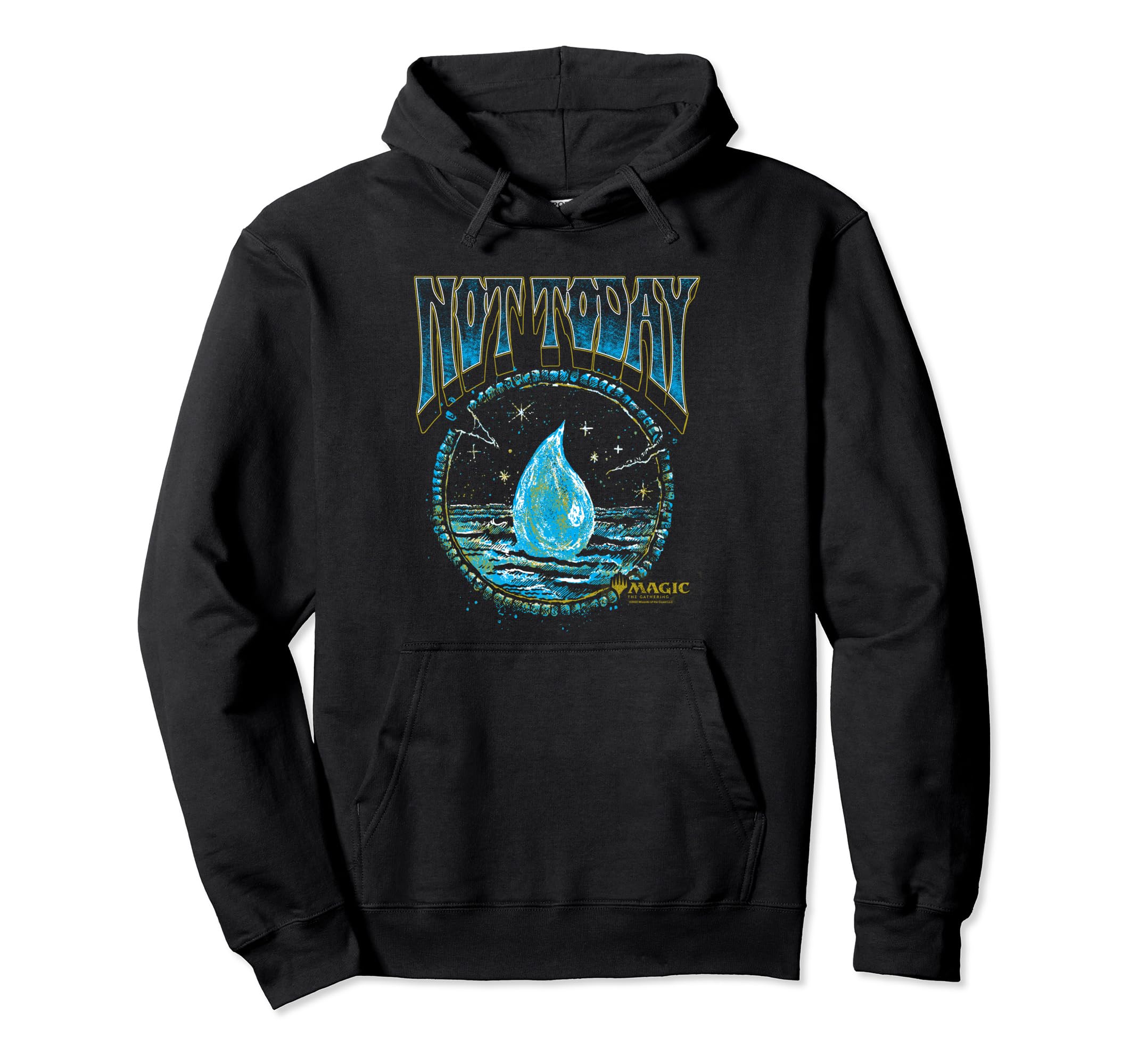 

Magic: The Gathering Not Today Blue Mana Artistic Portrait Hoodie