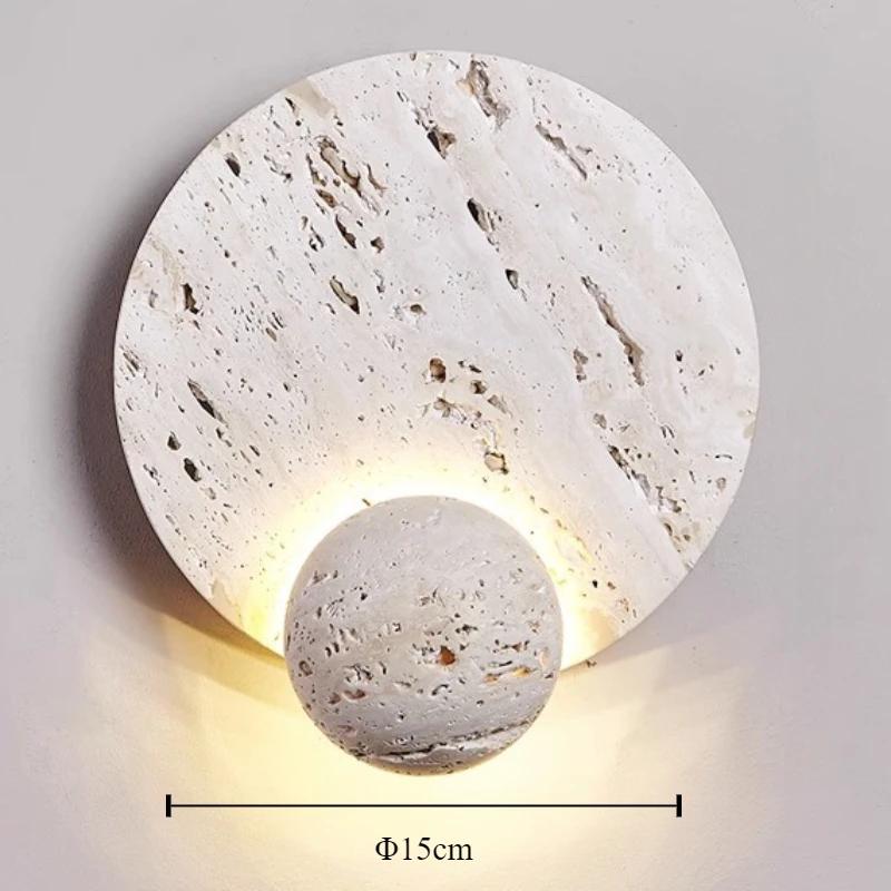 

Настенный светильник из белого пещерного камня, скандинавский минимализм, домашний декор, холл отеля, ресторан, гостиная, спальня, коридор, светодиодная лампа ваби-саби