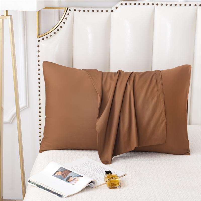 Pure Cotton Pillowcase High-Quality Envelope Pillowcover Solid Color Bedding Pillow Case 40x60 50x90 Sleep Pillow Cover