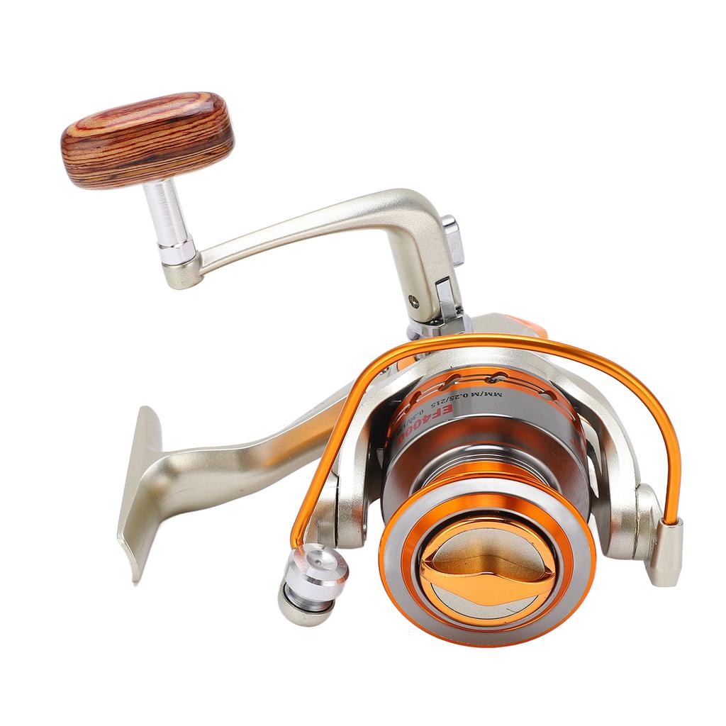 Mulinello da Pesca in Mare EF4000 Canna da Mosca Mulinello da Spinning Braccio a Bilanciere Digitale in Metallo CNC Mulinello da Baitcasting