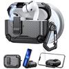 Shockproof Secure Lock Clip Case Cover for AirPods Pro 2 & AirPods 4 with Phone Holder Compatible with Air Pods 4th Pro2 Case