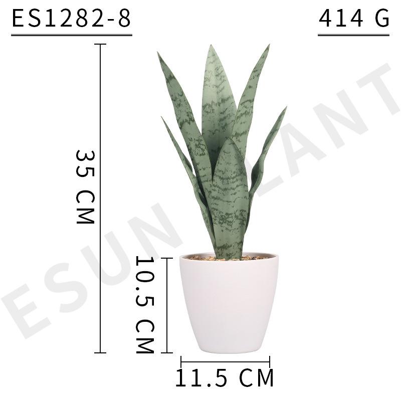 

Имитация растения Хупилан, Пластиковое горшечное растение, Миниатюрное комнатное украшение для гостиной, офиса, балкона, Зеленое растение в горшке