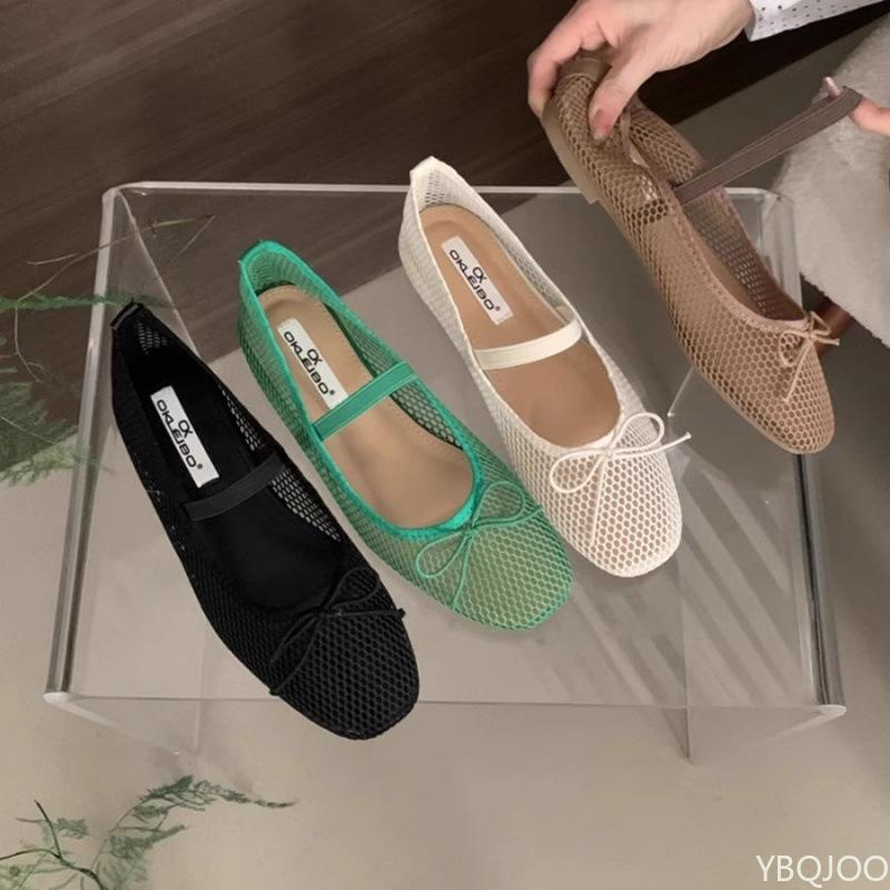 2026 New Fashionable versatile Women Flats Female Mesh Lightweight Breathable shoes minimalist Comfortable Shallow mouth Shoes