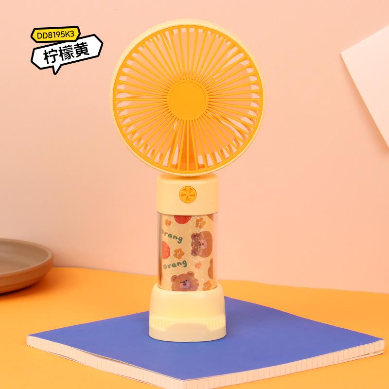 

USB Rechargeable Mini Handheld Fan with Silent High Power, Desktop Stand, and Phone Holder Factory/Wholesale/Export/Cross-border