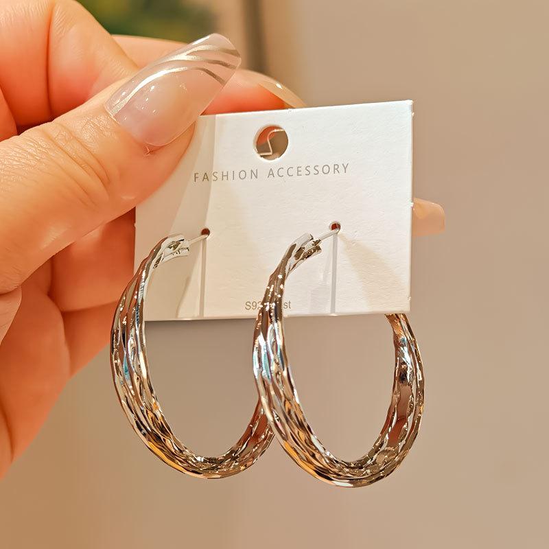 

Складные серьги модный темперамент серьги с высоким чувством универсальные нишевые серьги с индивидуальностью женские