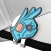 Cartoon Pattern Golf Cap Clip OK Sign Golf Hat Marker Creative Golf Ball Mark  Baseball Cap Clips