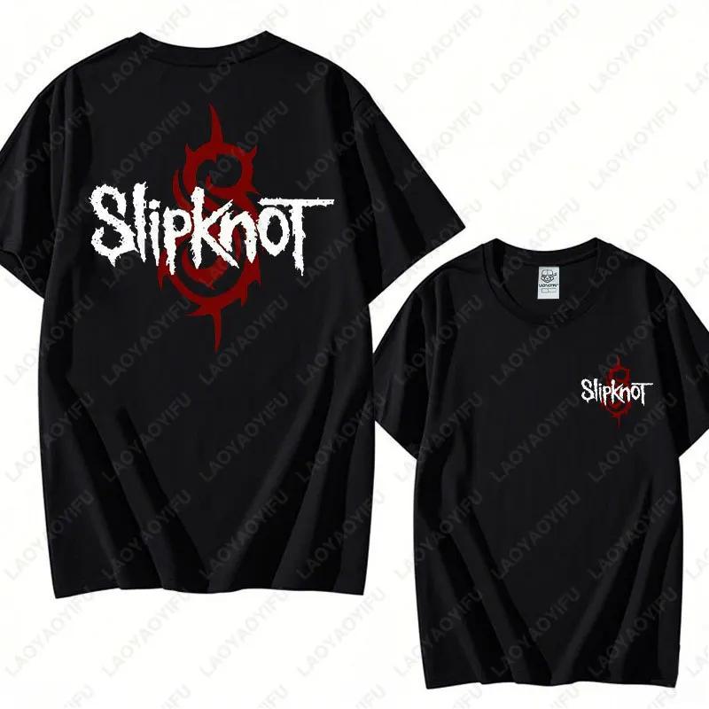 Prepare for Hell Tour T-shirt Heavy Metal Cotton Tops Man Rock Band Tee Men Slipknots Double Sided Print Clothes Women Clothing