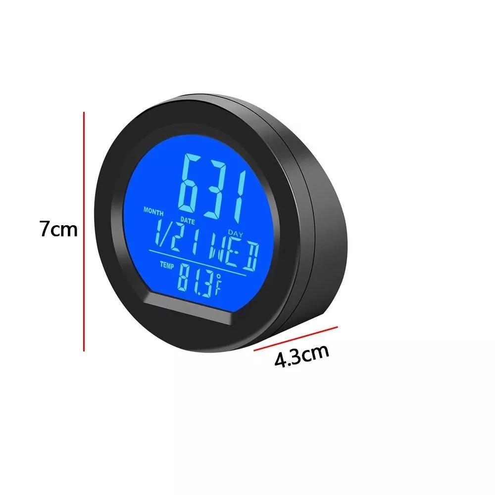 

2 в 1 солнечные автомобильные часы, термометр для приборной панели, автомобильные электронные часы со светодиодным цифровым дисплеем, время с подсветкой сзади, автомобильные аксессуары чёрный