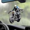 62KD Cool Skeleton Figurines Halloween Skul Pendant Car Ornament Cool Skul Statue Large Ball Decorations Ceiling