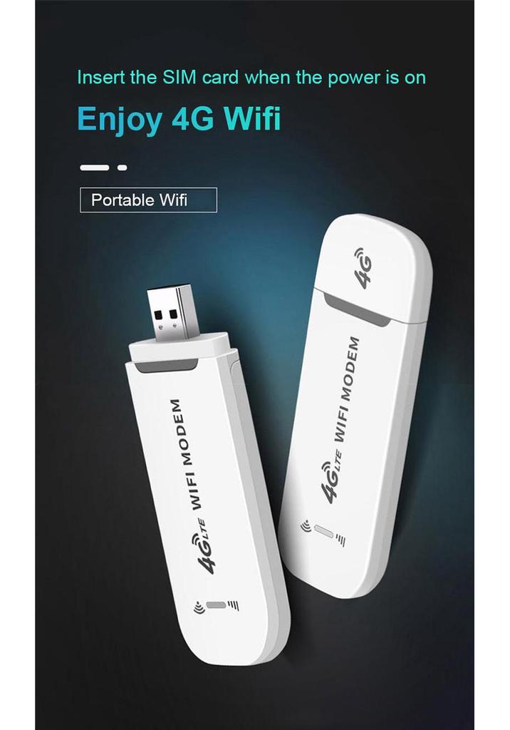 4G High-Speed 150Mbps Portable USB WiFi Modem for Home and Car