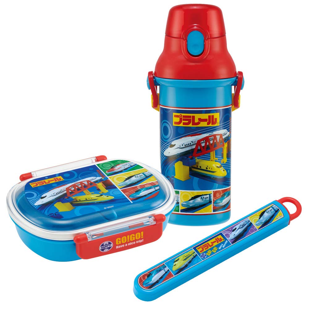 Skater Antibacterial Chopsticks and Chopstick Case Plarail Made in Japan A Children's Ag+ Set, 21, 16.5cm, ABS2AMAG, -