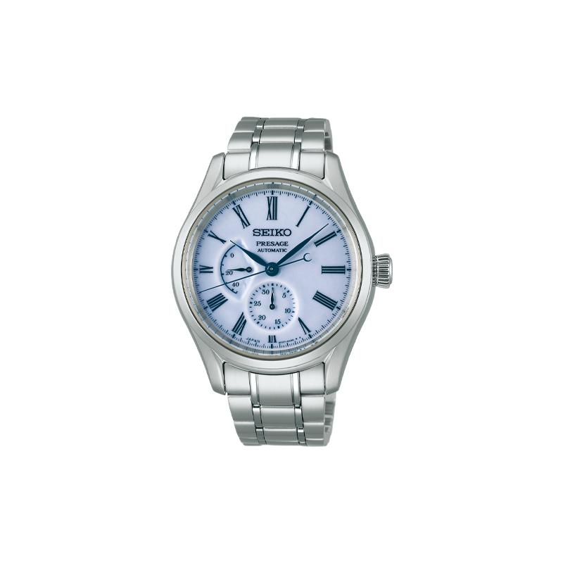 Seiko Montre homme étanche 10 mètres bracelet acier automatique cadran coloré SPB267J1