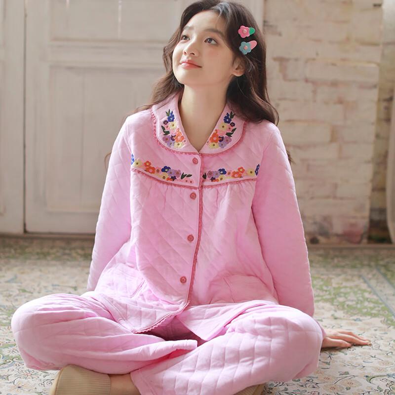 Women s Thickened Air-Layer Pajamas
