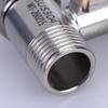 1 Set Tap Tee B Cold  Water Pipes Home Accessories 1/2" To 1/4"3/8" With Shut-Off Ball Valve Ro Feed Water Adapter