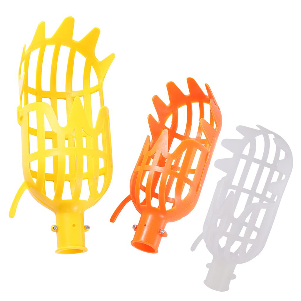 1Pc High-altitude Plastic Fruit Picking Tool Garden Orchard Field Basket Fruit Picker Head Apple Pear Peach Lemon Fruits Picking
