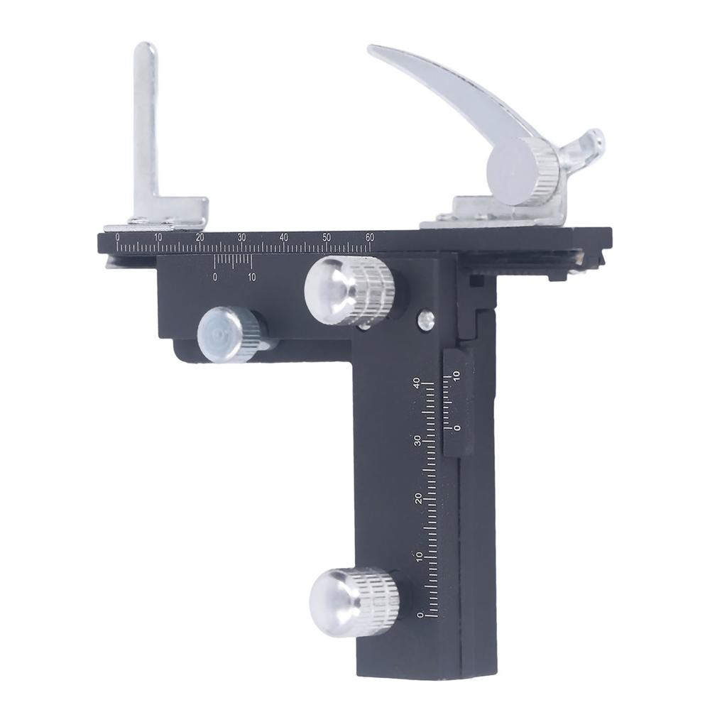 Microscope Movable Caliper Ruler Accessory Professional High Accuracy Mechanical X‑Y Movable Stage with Scale