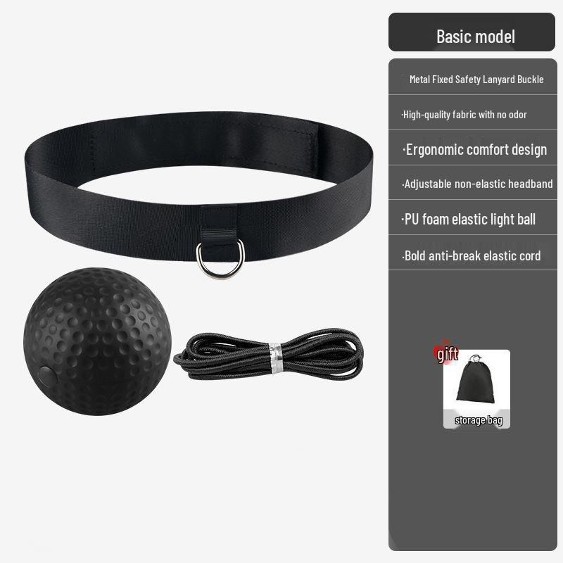 Zhijia Head-Mounted Boxing Speed Reaction Training Ball for Stress Relief