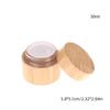 Bamboo Cream Jar Travel Container Lip Balm Jars Containers Face Lotion Container Eye Cream Sample Jars Cosmetic Container