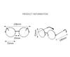 Casual And Formal Comfort Frame Round Glasses Vintage Eyewear
