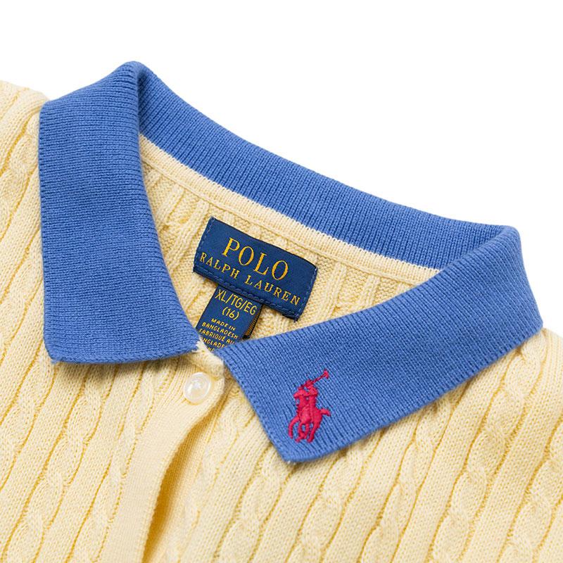 Polo Ralph Lauren Kids  Dress Set Knitted Cotton Polo Cardigan Kids dress set CWPO2STG2U20042-700