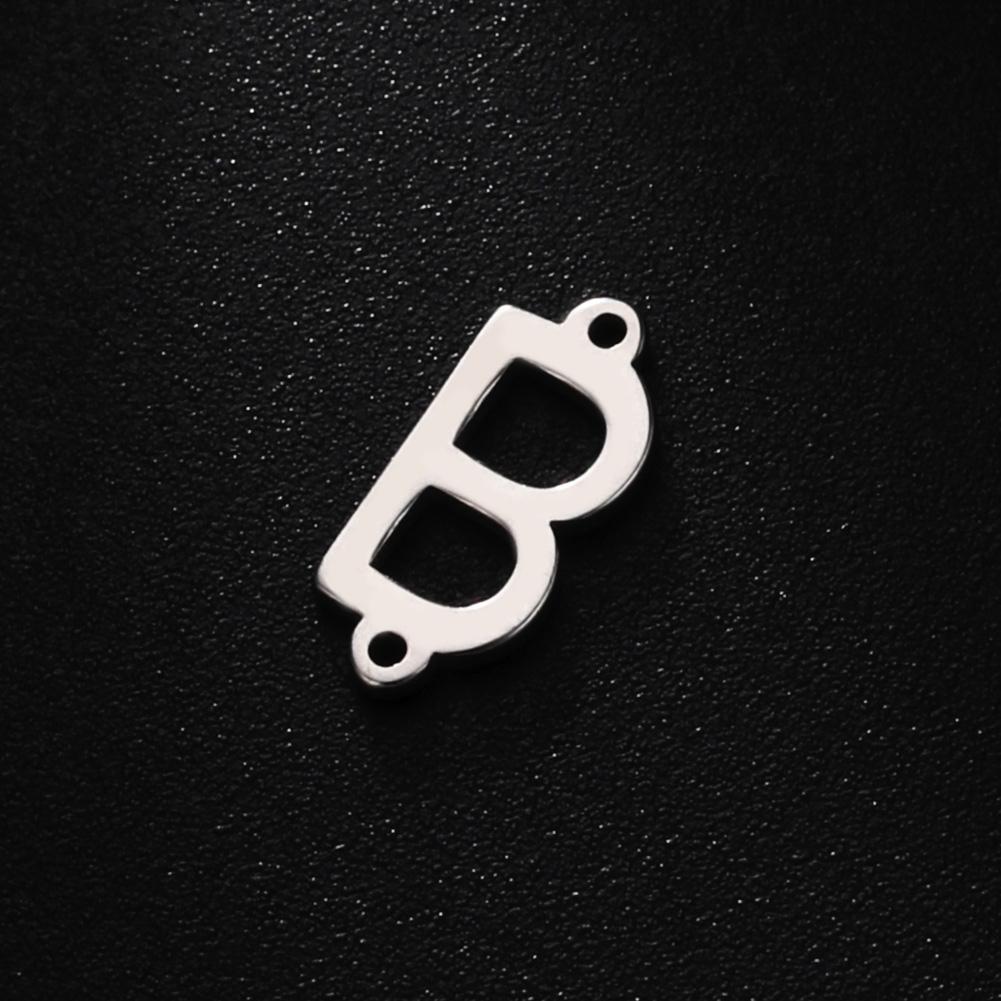 Cazador 5 Pcs/Lot Stainless Steel Gold Color Capital Letter DIY Charms for Jewelry 26 A-Z Alphabet Pendant for Necklace Bracelet