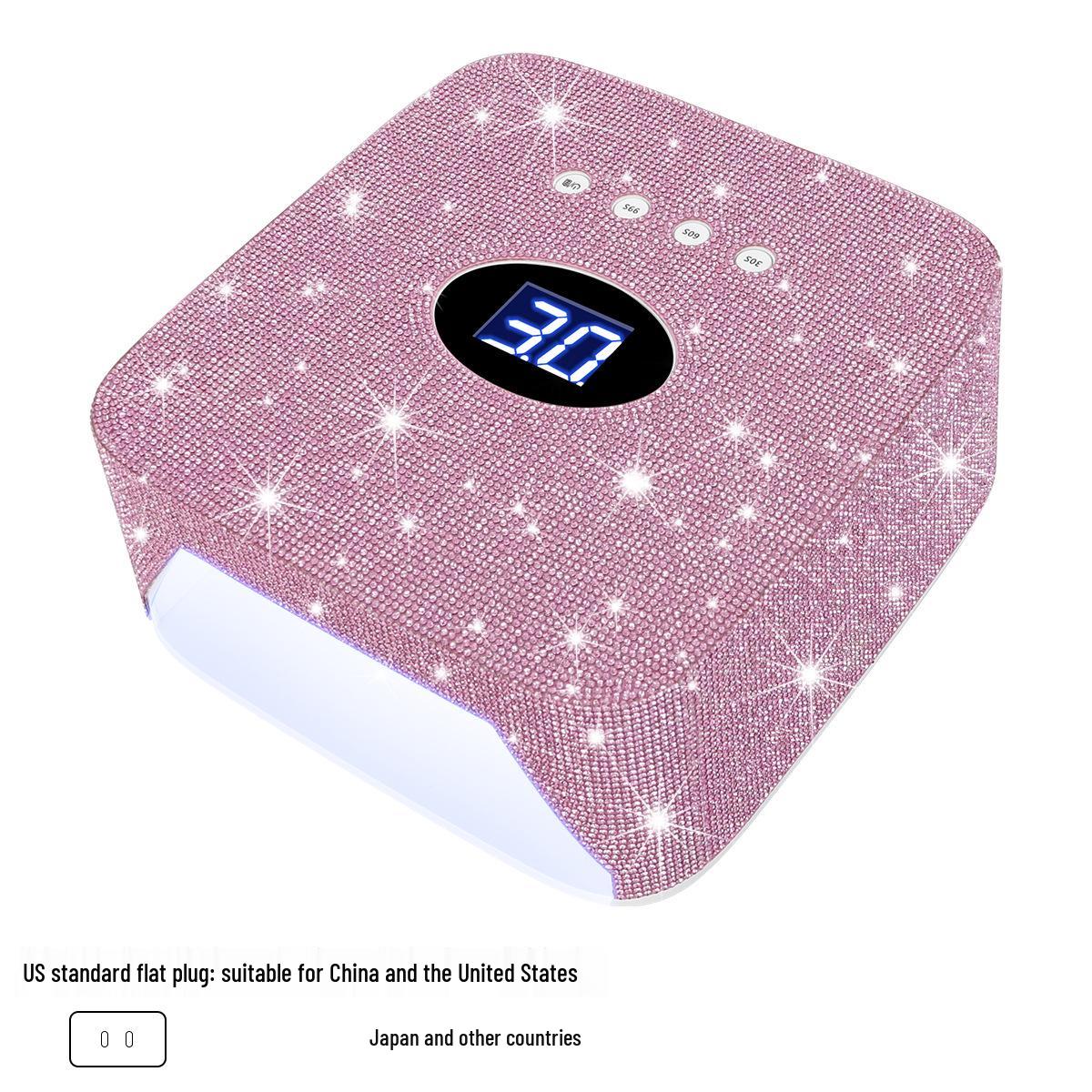 

Беспроводная перезаряжаемая лампа для ногтей Star Diamond с инкрустированными бриллиантами