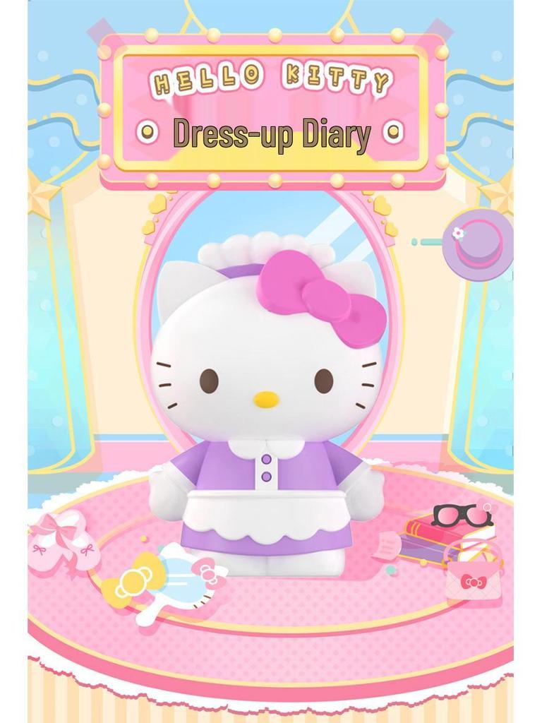 Hello Kitty Dress-up Diary: Kitty Cat Celebrity Figurine