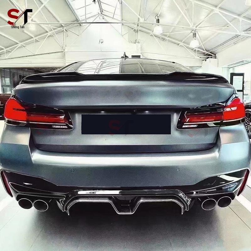 CS Style Carbon Fiber Rear Diffuser Lip for BMW 5 Series G30/G38 and M5 F90.