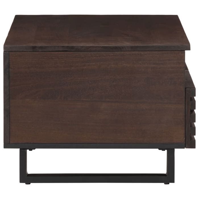 VidaXL Coffee Table Brown 80x55x40 Cm Solid Mango Wood, Side Table, Living Room Table, End Table, Table of 377502