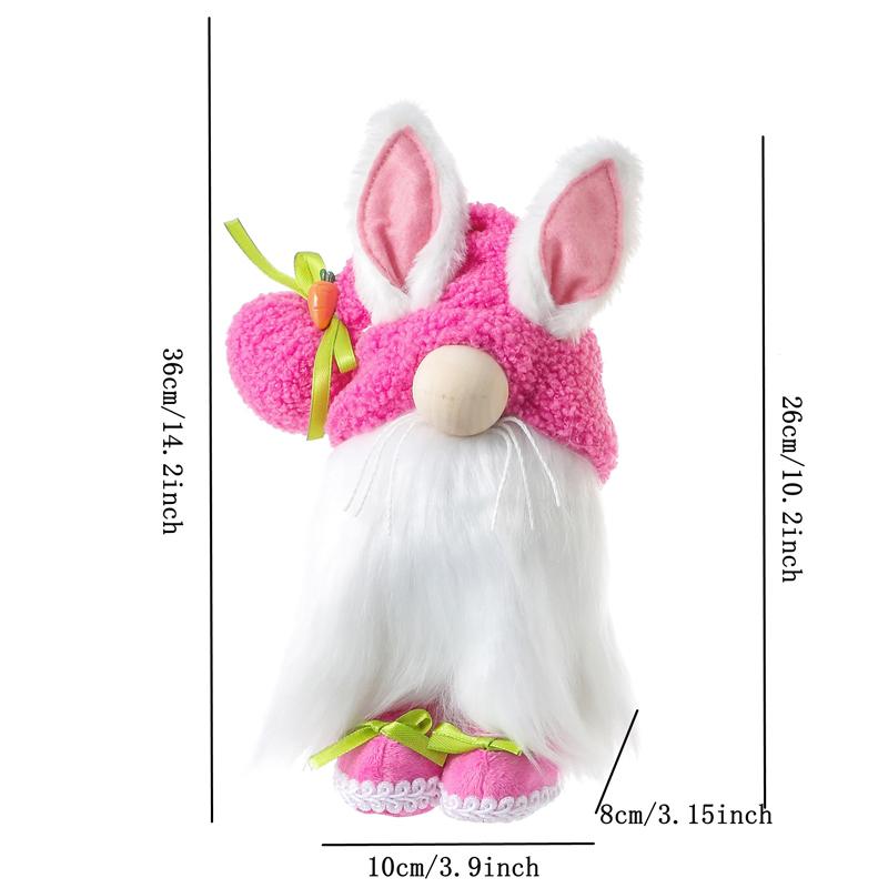 Easter Gnome Bunny Rabbit Nordic Gonk Tomte Pluszowe zabawki Lalki ozdoby Prezenty dla dzieci
