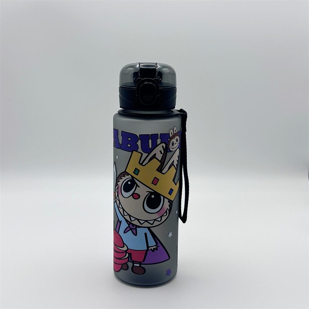 Cute Water Cup Bounce Cover Portable Car Cup Slender Water Cup