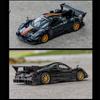 1:32 Scale Diecast Car Pagani Zonda Revolution Super Sport Car Metal Model, With Light Sound Pull Back Vehicle Toys Collection