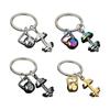 Fitness Enthusiast Gift Zinc Alloy Dumbbell Keychain For Gym Lovers Stylish Sturdy Workout Accessory