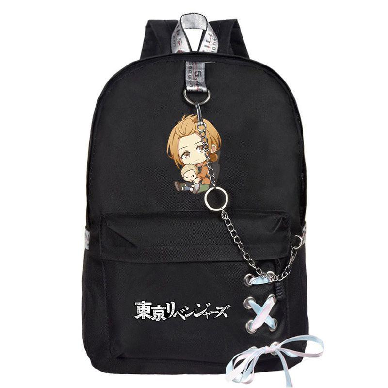 School Revengers Tokyo Bag Backpack Rucksack Boys Girls Shoulder Outdoor Travel