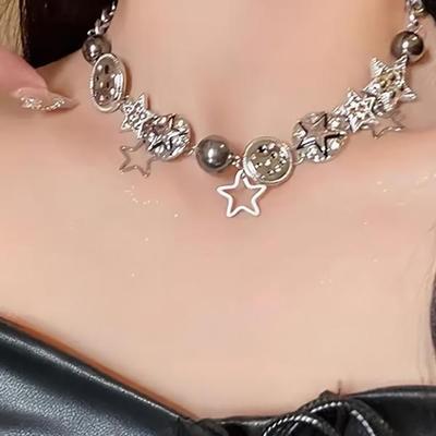 Women's Retro Punk Star Choker Necklace